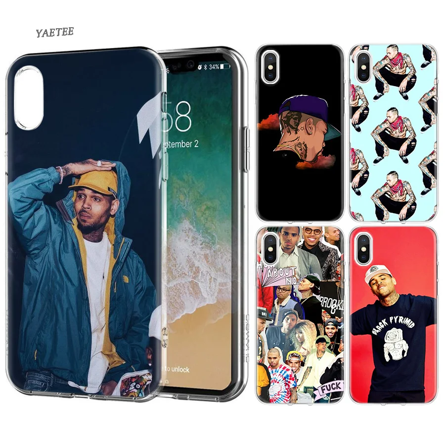 

Fundas Print Silicone Phone Case For Apple iPhone 6 6S 7 8 Plus X 10 XS MAX XR 5S 5 5C SE TPU Cover Chris Brown Breezy