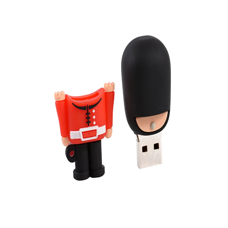 JASTER, новинка, хит, USB флеш-накопитель, флешка, красивая британская гвардия, мультяшный флеш-накопитель, 16 ГБ, 32 ГБ, 64 ГБ, Usb 2,0, карта памяти