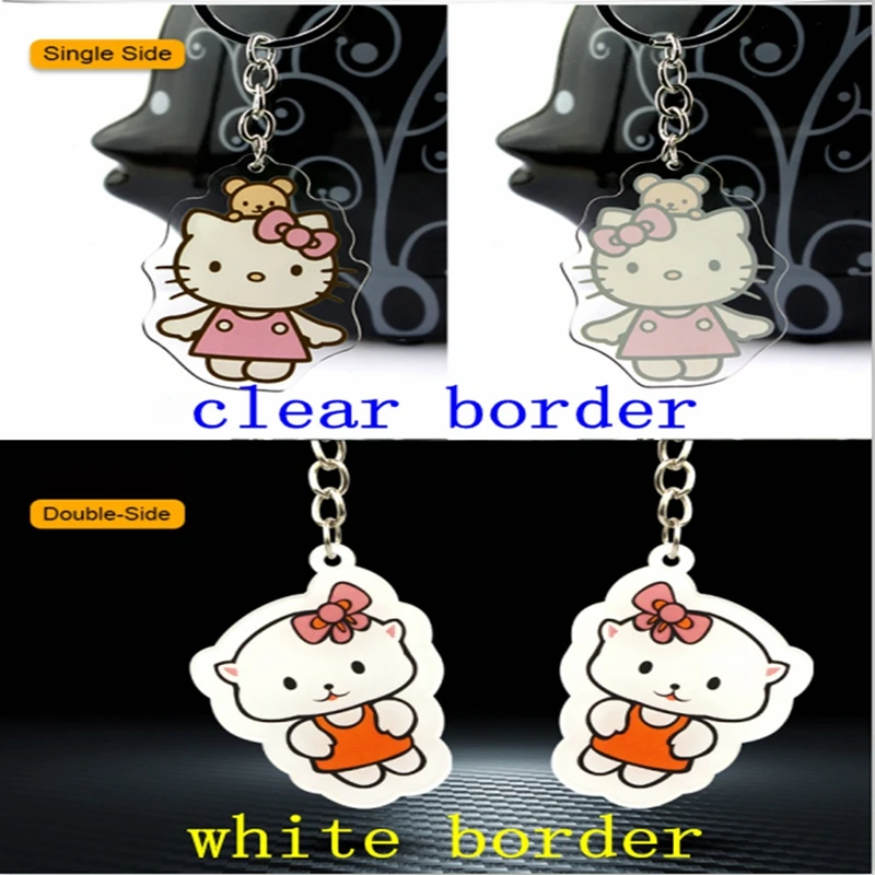 Брелок с рисунком 5 шт./один дизайн|badge diy|keychain diykeychain custom |