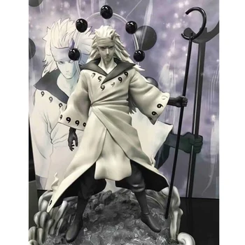 

2019 New Anime Naruto Actio Figures Uchiha Madara PVC Model Toys Gifts 28cm