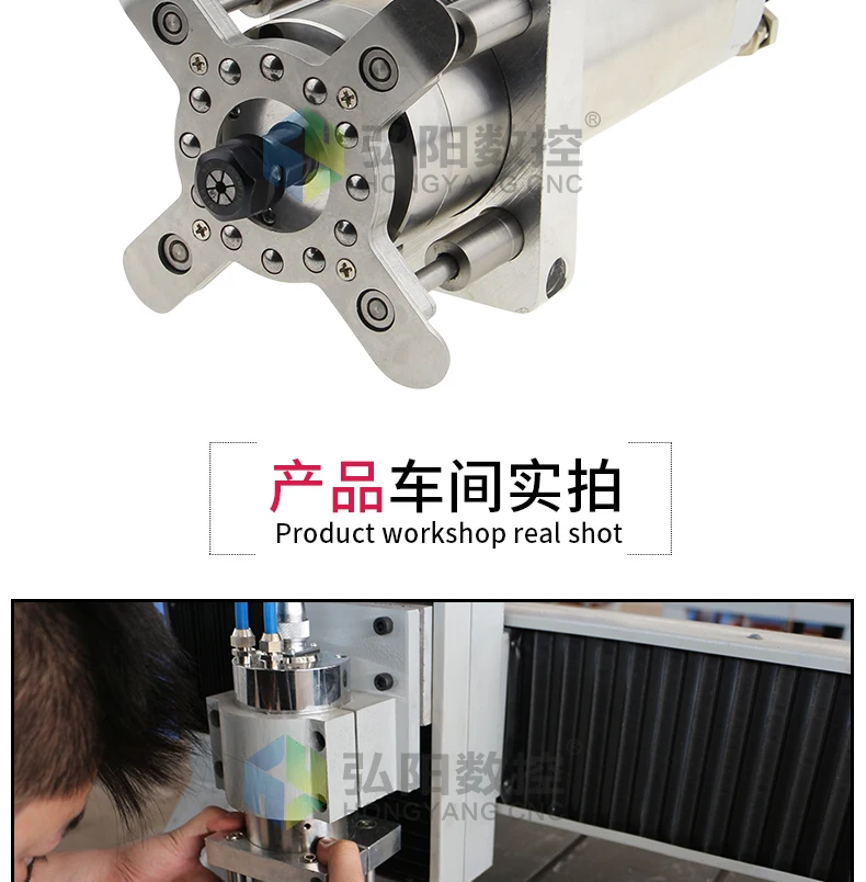 Шпиндельный мотор зажимной кронштейн диаметр автоматический крепеж пластина устройство для водяного охлаждения/воздушного охлаждения ЧПУ мотор шпинделя