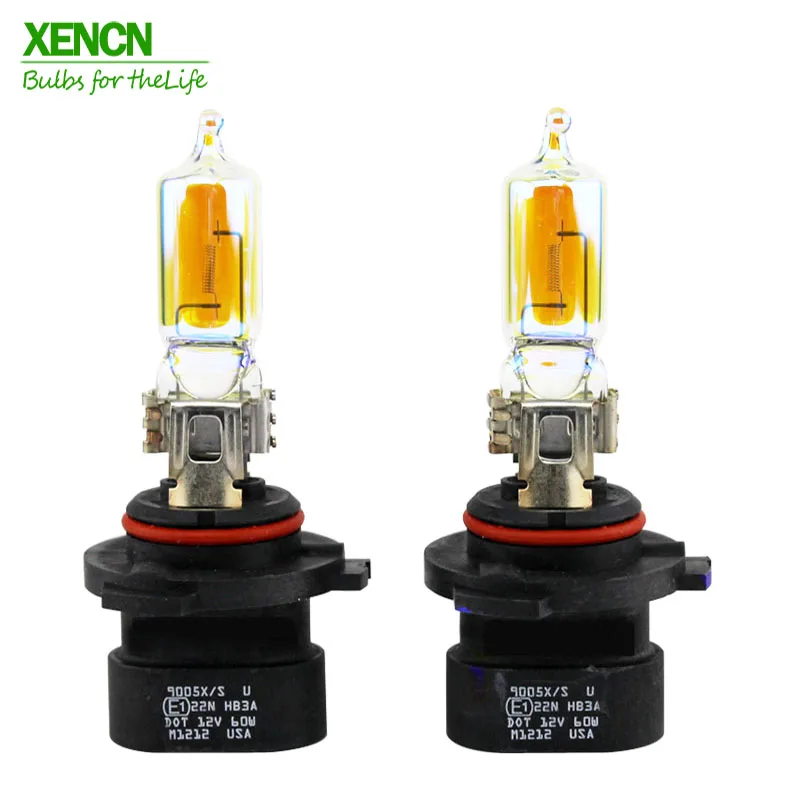 Ксеноновая желтая Автомобильная фара XENCN HB3A 9005XS 12 В 60 Вт 2300K с золотистыми глазами