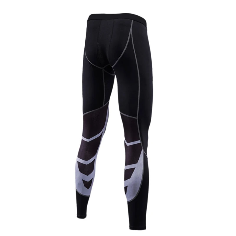 Мужские легинсы для бега компрессионные штаны для йоги спортивные Леггинсы для фитнеса тренировки баскетбольные упражнения мужские спортивные тренировочные колготки