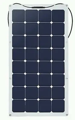 

High efficiency 100W Flexible Solar Panel 12V Sunpower Solar cell power solar white