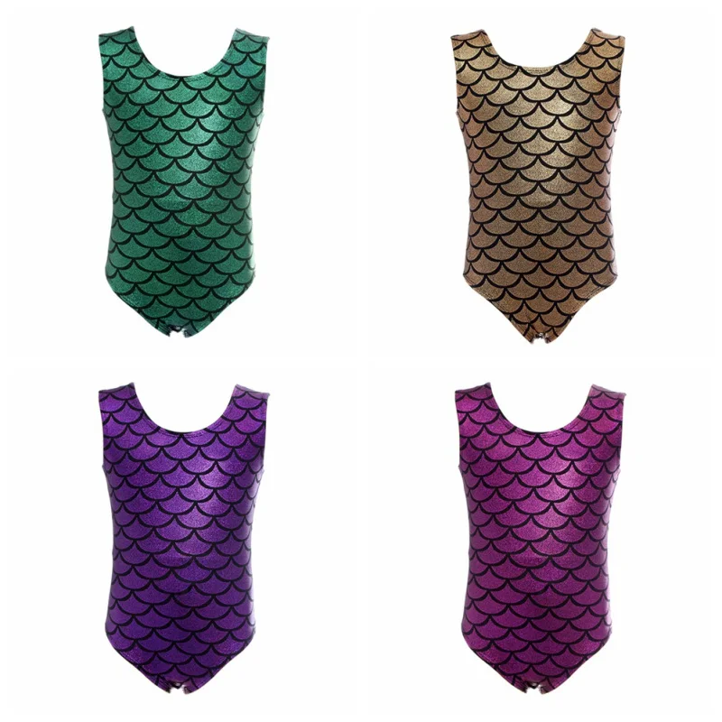 

Sleeveless radium color matching ballet high quality Elastic gymnastics suit body suit dance practice clothes