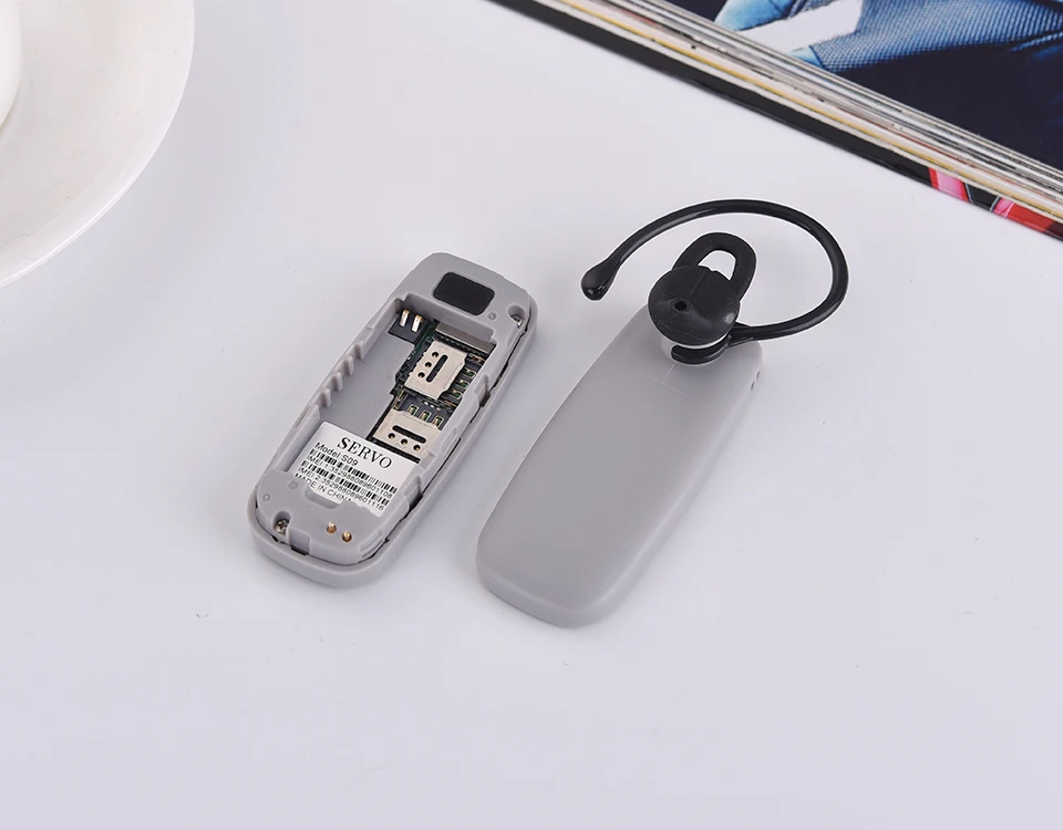 Телефон SERVO S09 0,66 дюймов маленький экран мини мобильный телефон Bluetooth Dialer Bluetooth наушники с низким уровнем радиации GSM мобильный телефон