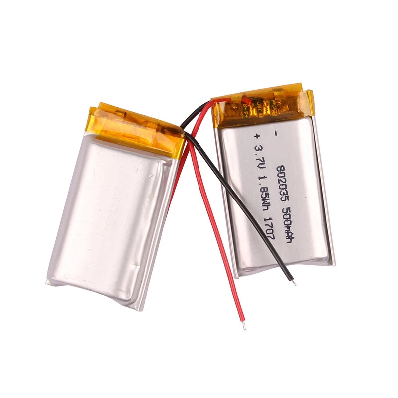 3 шт литий-полимерные батареи 3,7 V 802035 500mAh lipo с печатной платой и проводами