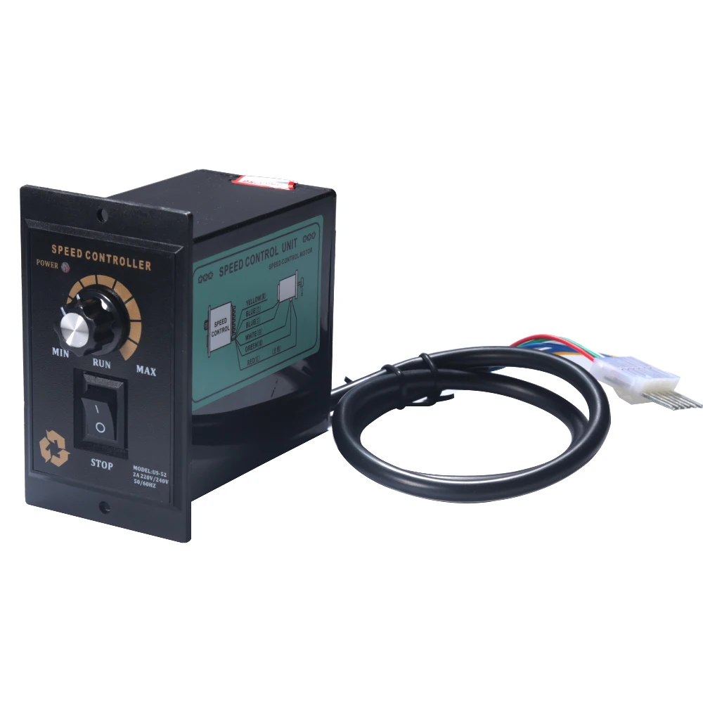 Billig 1Pcs AC Motor Speed Controller 400W AC 220V Motor Speed Punkt Regler Controller Vorwärts und Rückwärts