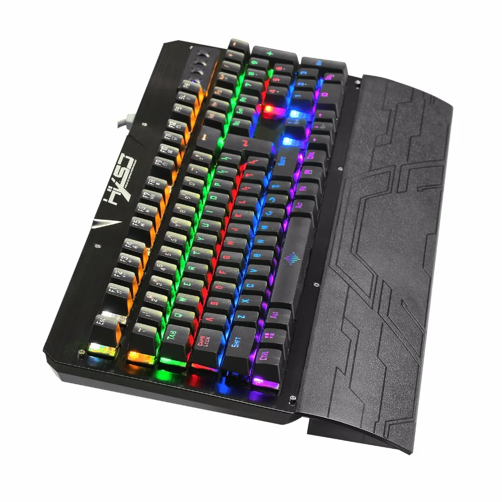 Механическая игровая клавиатура с подсветкой Outemu синие переключатели sa keycap led RGB подсветка для ПК Компьютерная клавиатура эргономичная