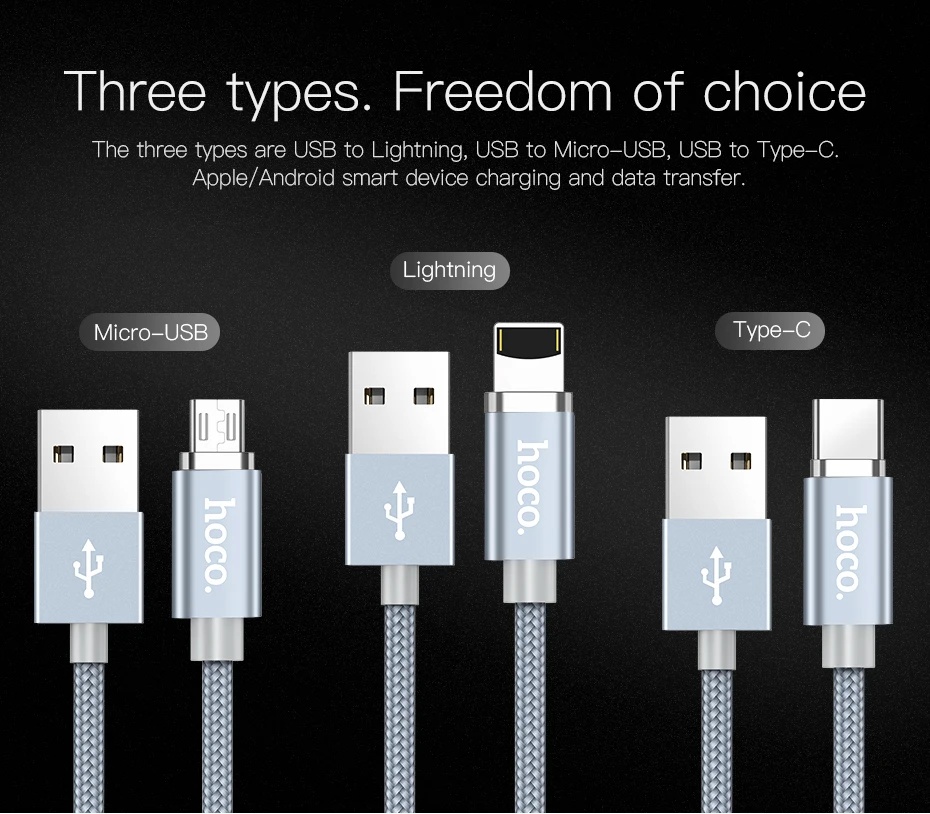 HOCO Магнитный кабель типа C быстрое зарядное устройство usb type-C USB-C зарядное устройство данных Магнитный кабель для Xiaomi huawei LG кабели для мобильных телефонов 1 м