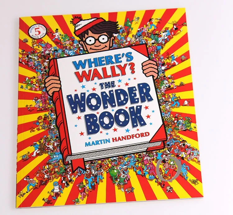 6 шт Большой размер А4 английские книги где Где Where's Wally: дети наблюдения видения будут найти головоломки подарок для детей детство