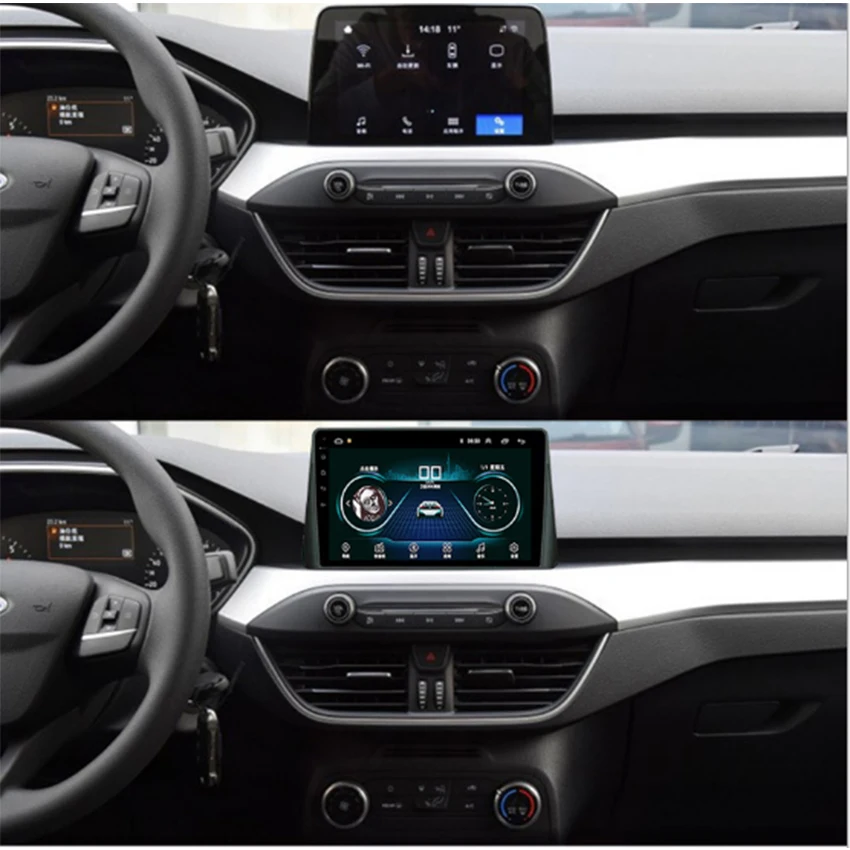 Clearance Car radio Android multimedia player For Ford For Focus 2019 Car touch screen GPS Navigation Support Carplay Bluetooth 1