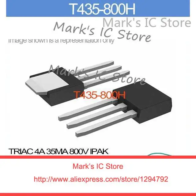

T435-800H TRIAC 4A 35MA 800V IPAK T435-800 435-80 T435 435-800 T435 435-800H