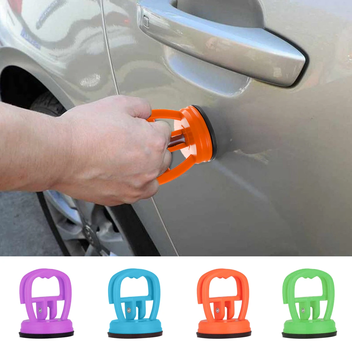 

1PCS Auto random color Mini Puller Vacuum Suction Cup Dent Puller Sucker Handle Car Dent Remover Repair tool kit