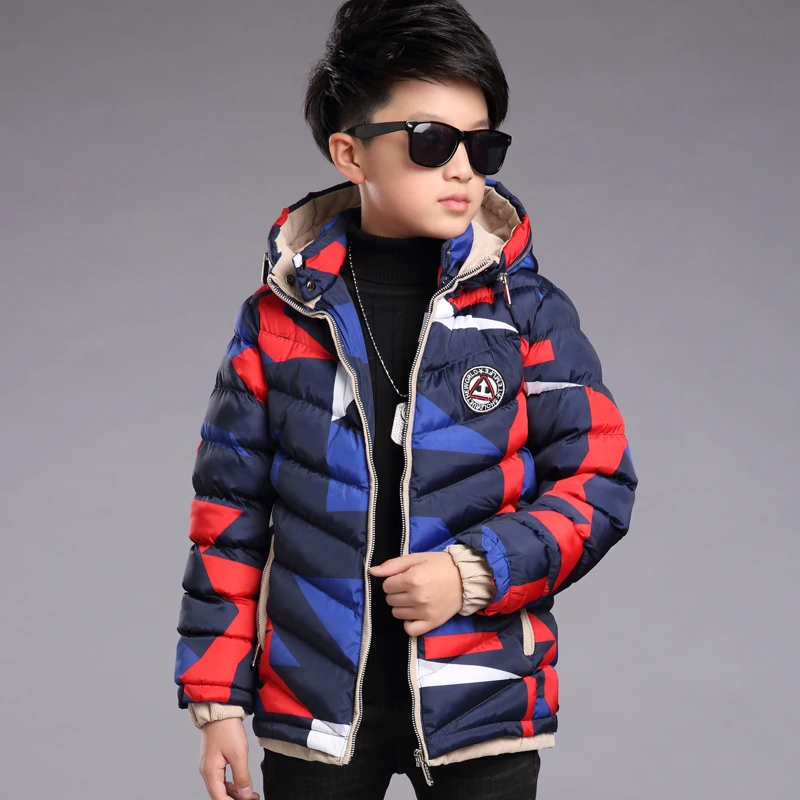 

2016 boys Parka childen winter jackets for Boys down Jackets Coats warm Kids baby thick cotton down jacket cold winter