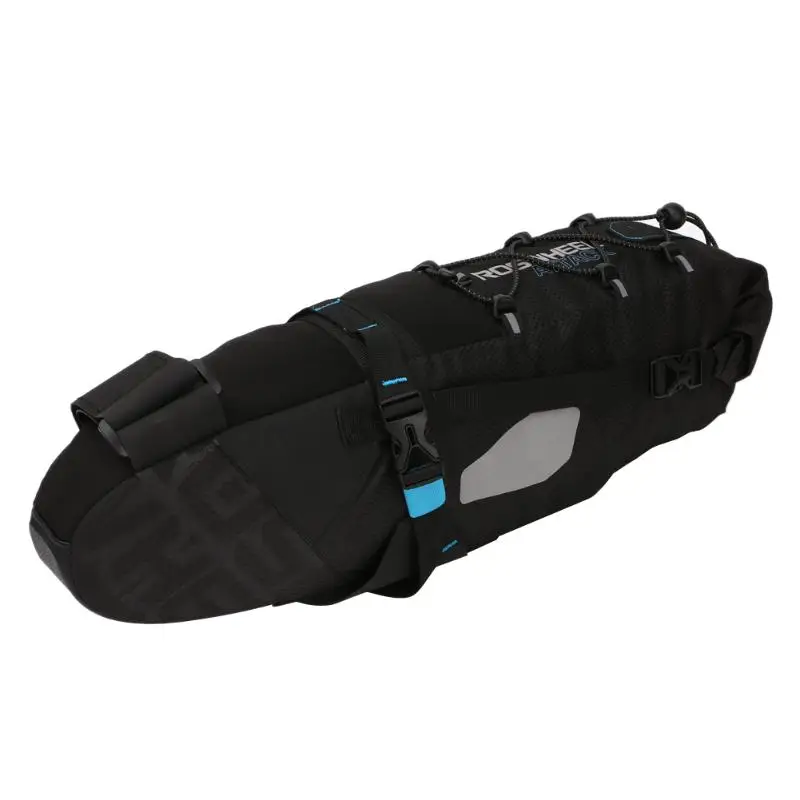

ROSWHEEL Adjustable 10L Waterproof Bike Bicycle Saddle Tail Seat Bag Bicycle Saddle Tail Seat Waterproof Storage Bags Cycling