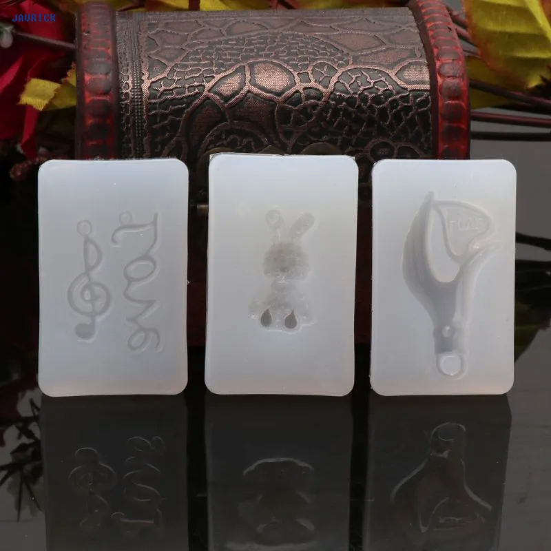 JAVRICK 20 шт 3D УФ гель силиконовая форма для дизайна ногтей Expoy Смола Кабошон Ювелирные изделия Ремесло форма для пирожных, конфет