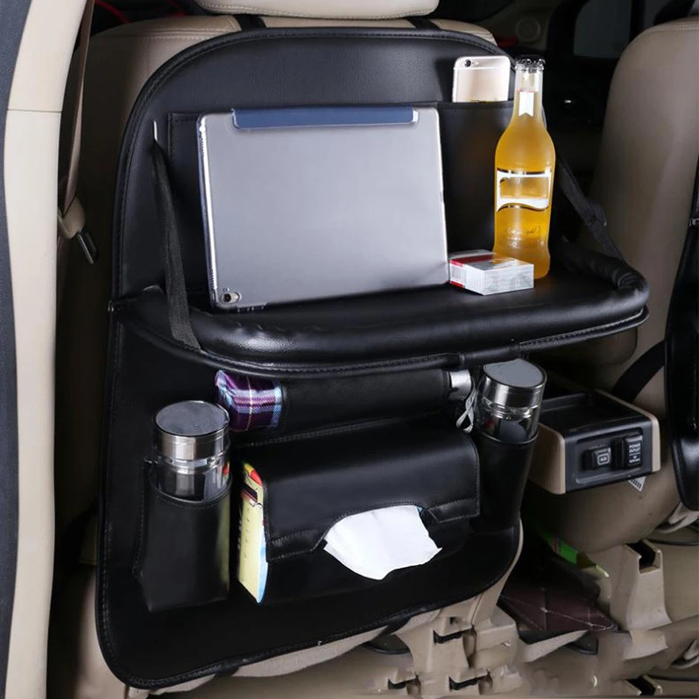 Автомобильное сиденье задняя переносная сумка для хранения мульти-использование органайзер для детских вещей для машины черный