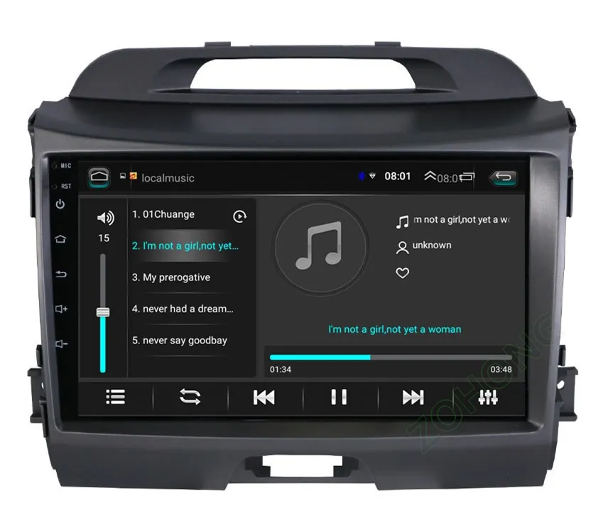 Best 2.5D 9 " Android8.1 Car multimedia DVD Player for KIA Sportage R 2011 2012 2013 2013 2014 2015 car radio gps navigation BT wifi 21