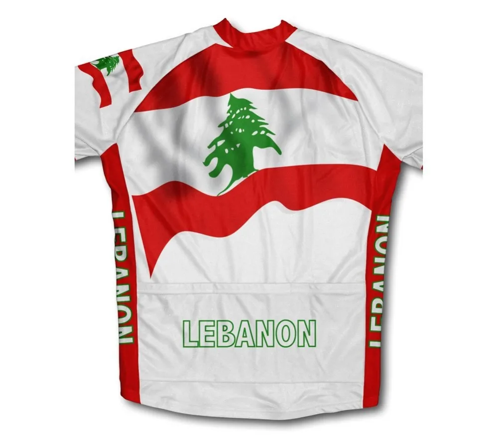 2017 Ливан флаг зима Велоспорт Джерси Зима теплоизолирующего флиса Велоспорт одежда Ropa Ciclismo Велоспорт куртка