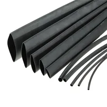 Best Selling Polyolefin 3:1 Heat Shrink Tubing Tube Sleeve 50cm 4.8mm / 1.6mm Black Power Tool Accessories