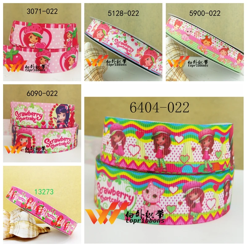 

Crtoon printed grosgrain ribbon ,satin ribbon 10 yards.3071-
