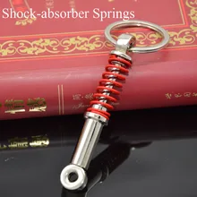 TOYIKIE 10X брелок для ключей в виде амортизатора креативная Горячая автозапчасти Модель автомобильные аксессуары амортизатор брелок кольцо брелока