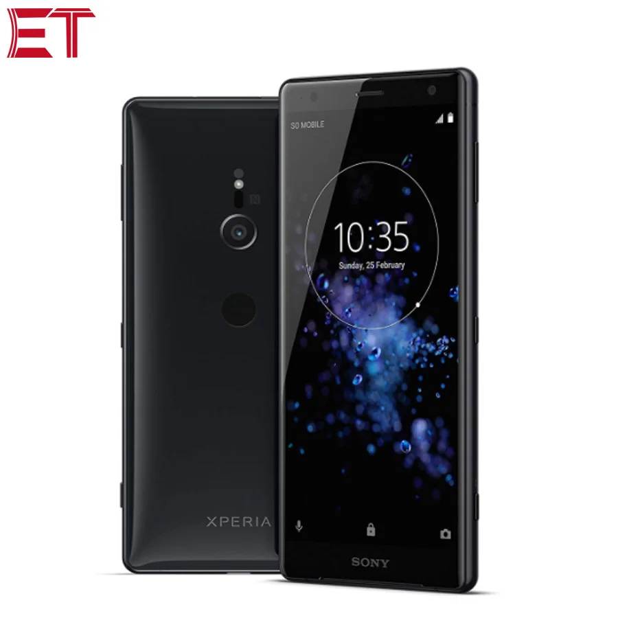 Новый мобильный телефон Sony Xperial XZ2 H8296 5,7 "6 ГБ ОЗУ 64 Гб ПЗУ Snapdragon 845 19MP камера двойная SIM Водонепроницаемый NFC телефон