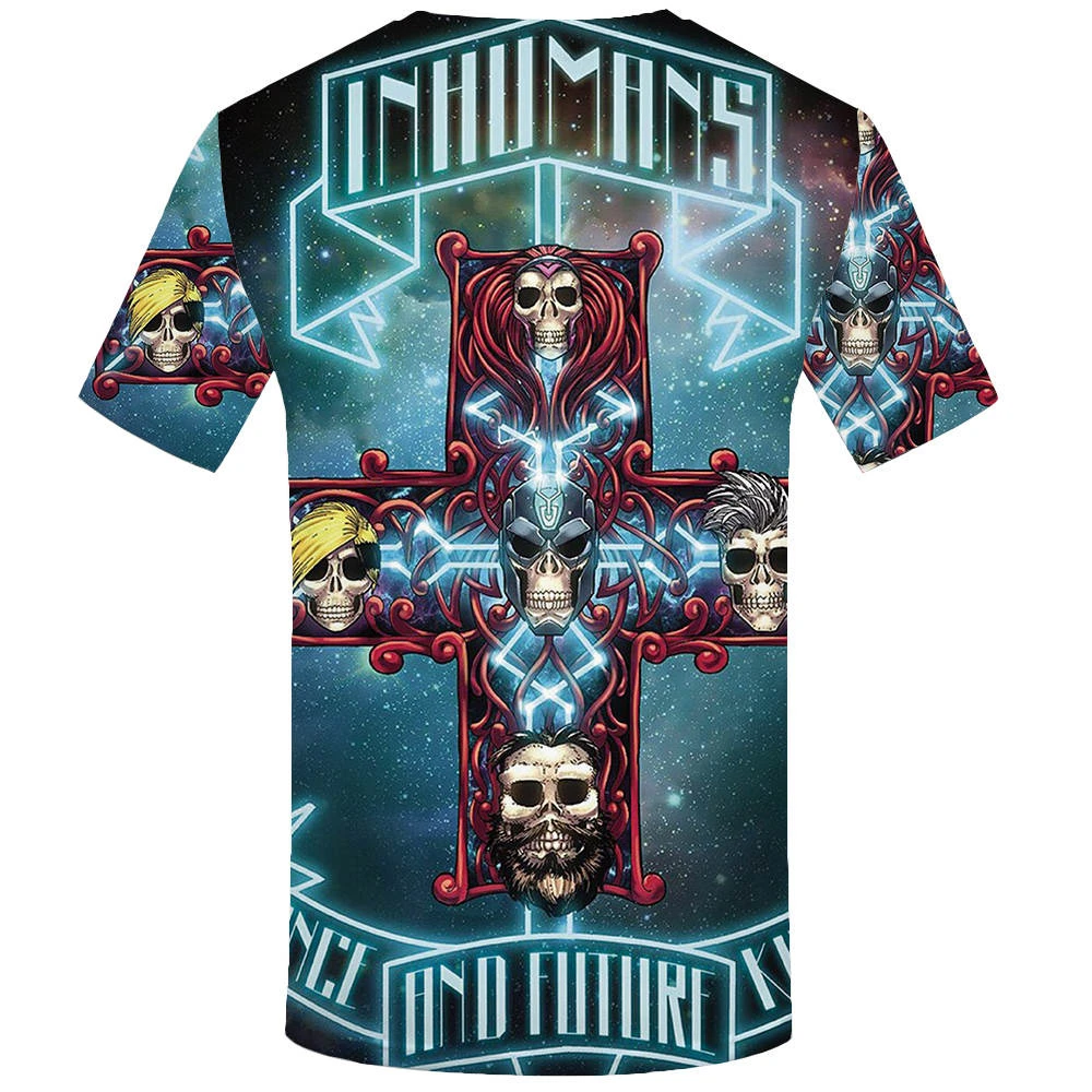 Мужская футболка с флагом США KYKU серая 3D принтом в виде Трампа лето 2019|tshirt men