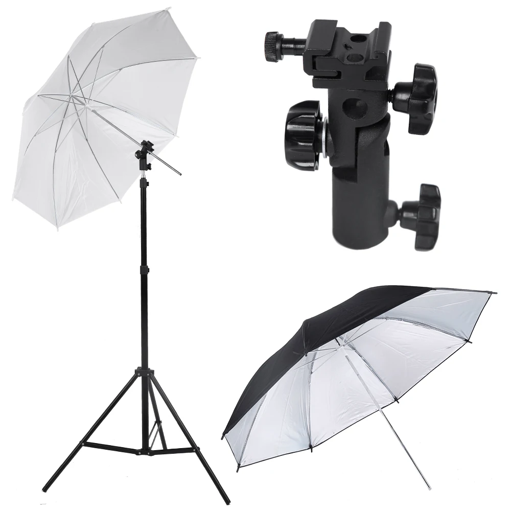 OVBBESS Support 2 en 1 pour flash dappareil photo parapluie et tr/épied