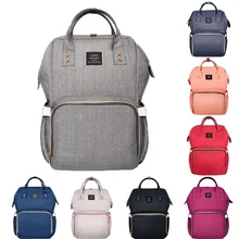 LAND Mommy Diaper Bag Large Capacity Baby Nappy Bags Desiger Nursing Bag Fashion Travel Backpack Baby Care Bebek Bag For Mom Dad