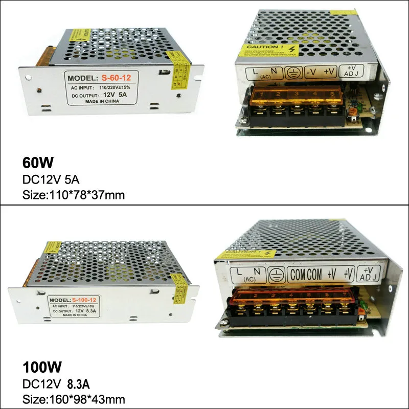 Adaptador de Energia Transformadores de Iluminação dc 5 v 12 v 24 v 3a 5a 10a 15a 20a 25a 30a 12 5 24 v Volts Levou Fornecimento Motorista Tira Conduzida Lâmpada Fita 3 v 24 v 3a 5a 10a 15a