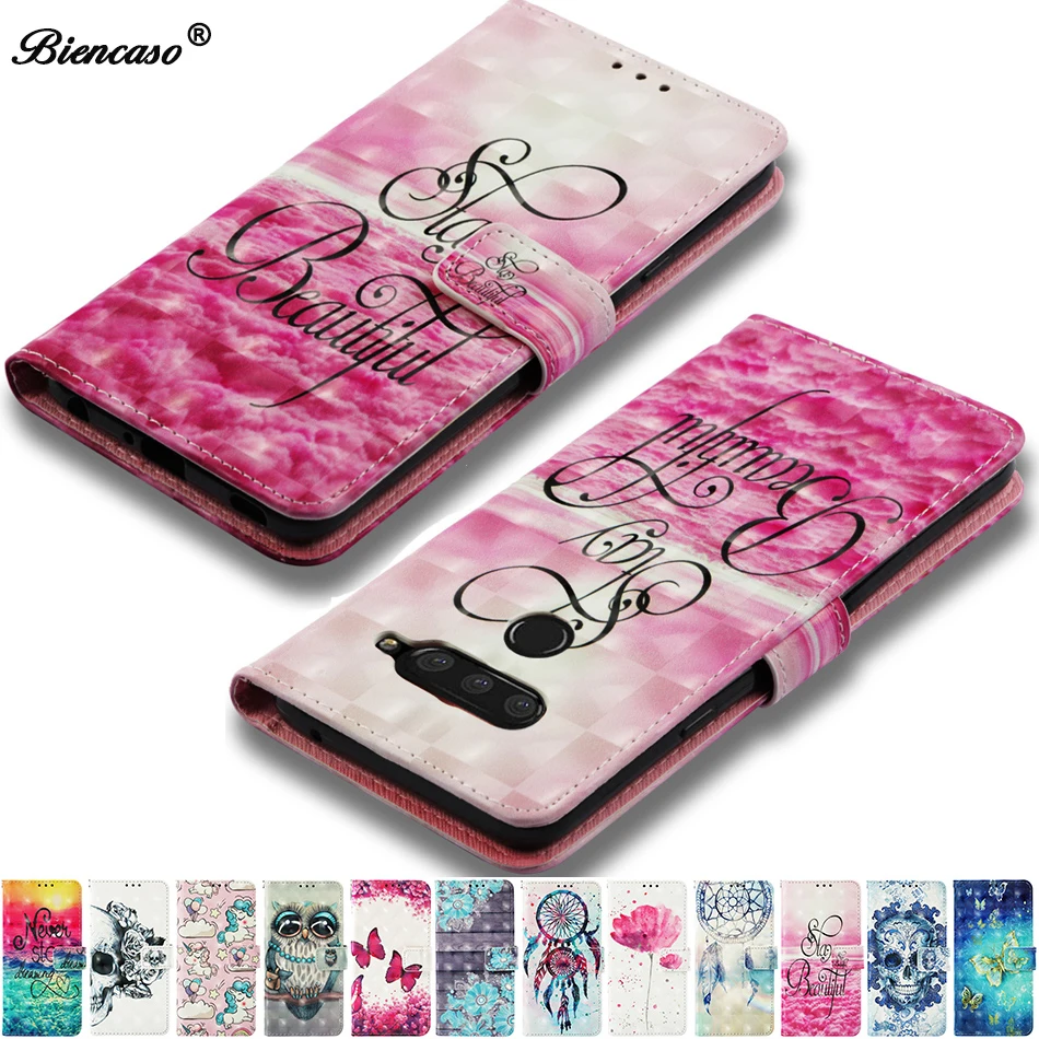 

Leather Phone Case For LG X Power 3 Case Flip Wallet For LG V40 Stylo 4 Q Stylus K8 K9 K10 K11 K30 G7 Q8 Cover Cute Cartoon C21