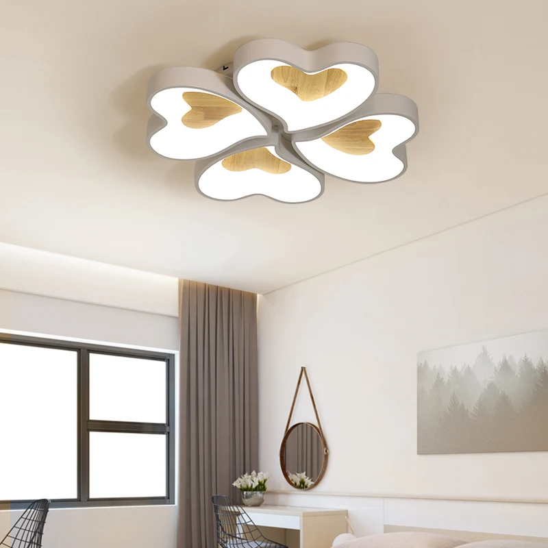 

NEO Gleam Flower Shape Modern Led Ceiling Lights For Living Room Bedroom Study Room Home Deco Ceiling Lamp Fixtures