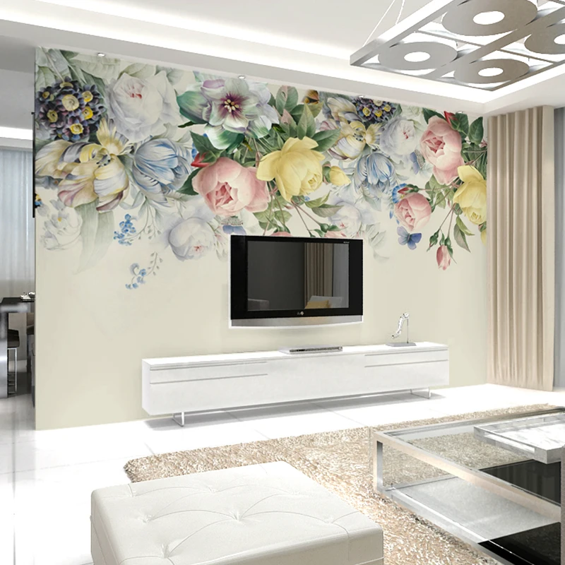 beibehang Custom TV background wallpaper. Fresco seamless wall covering living room bedroom Chinese 3D stereoscopic video wall