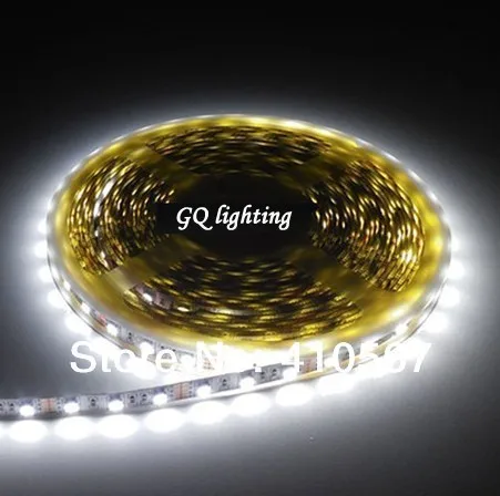 12 В 5050 SMD Светодиодные ленты свет felxiblenon 60leds/метр чистого белого/теплый белый строка лента веревка расслоение лампа