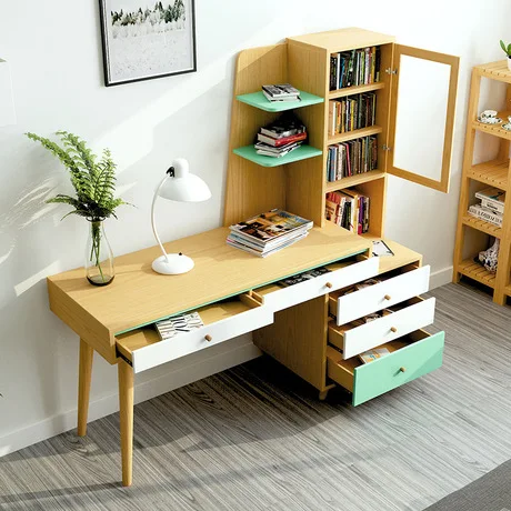 Компьютерный стол Рабочий офисная мебель для дома деревянный стол для ноутбука поддержка тетрадь книжный шкаф ноутбук планшет портативный ПК подставка под горячее
