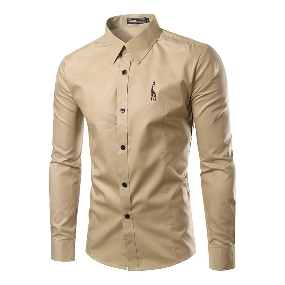 XIPENG Новая мужская рубашка с длинным рукавом Chemise Homme Модные Дизайнерские Мужские приталенные Рубашки повседневные рубашки на пуговицах M-XXXL