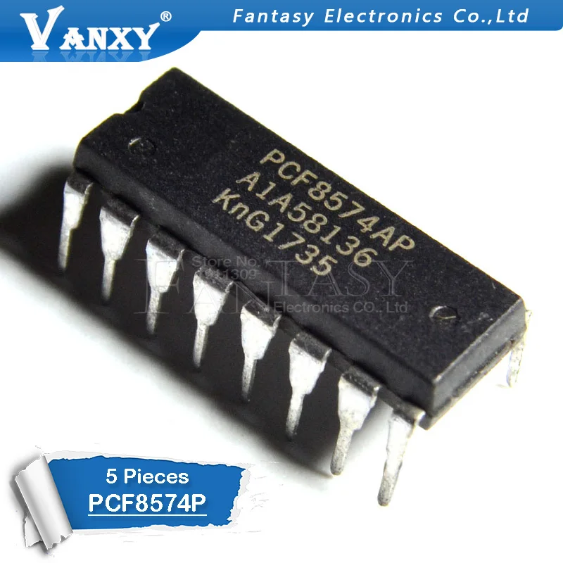 

5PCS PCF8574P DIP16 PCF8574 DIP 8574P DIP-16 PCF8574AP new and original IC