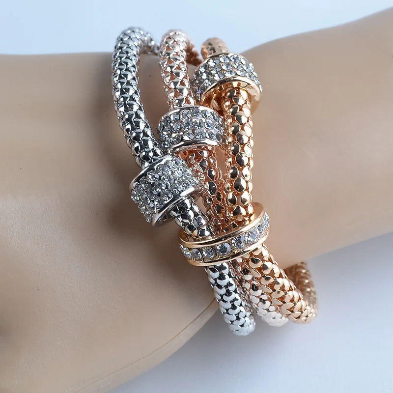 

Multilayer Bracelets Starfish Round Love Heart Crystal Charm Bracelet for Women Girl Ribbon Bangles Jewelry Valentine's Day Gift