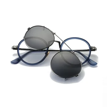 

New ultra light TR alloy polarized clip optical myopia sunglasses frame women eyewear magnetic clip eyeglass frames with clip on