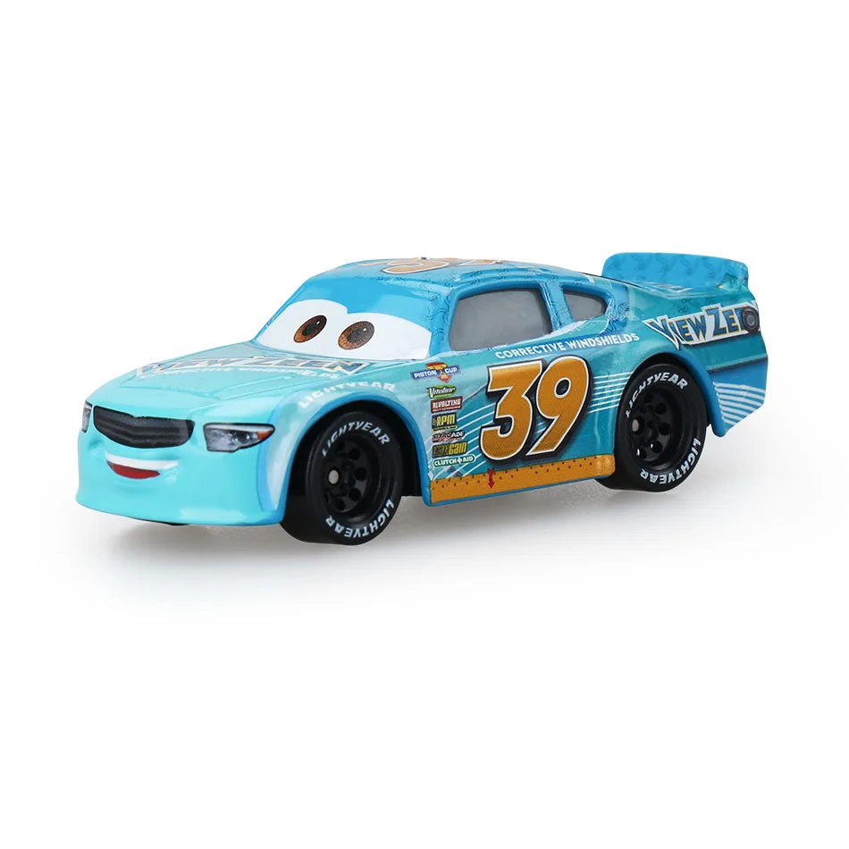 Disney Pixar Cars 2 3 Lightning 39 стиль McQueen Mater Jackson Storm Ramirez 1:55 литой автомобиль металлический сплав мальчик детские игрушки подарок
