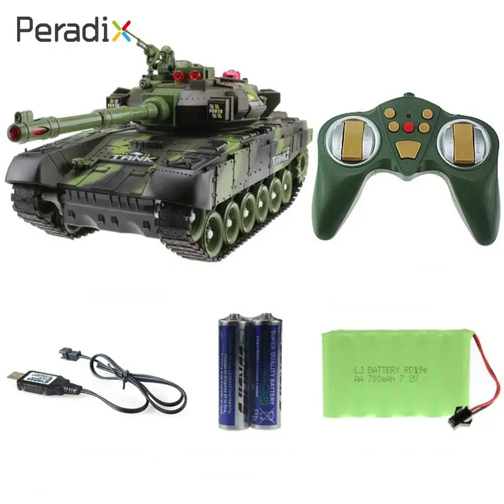 

Peradix RC Tank Car Model 1 Set Multicolor Outdoors Decor Beginning Ability Collection with Soldier chargable Kids Boys Toys