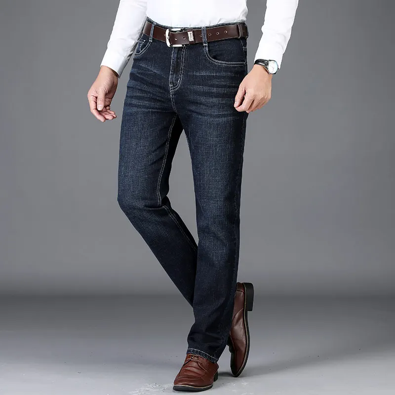 Jeans Men Male Jean Homme Mens Men'S Classic Fashions Pants Denim Biker Luxe Pant Slim Fit Baggy Straight Trousers Designer