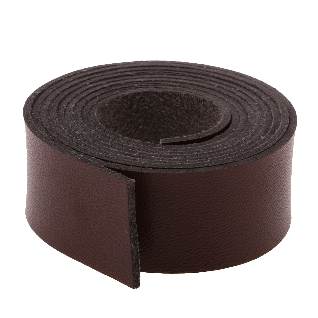 2 Meters Long PU Leather Strip DIY Crafts Strap Embellishments Decor for crafts clothing accents baseball gloves Leathercraft