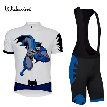 

2017 New Jersey Cycling Jerseys breathable clothing summer MTB Bike Jersey Bicycle Short Cycling Clothing Bat Superman 7106