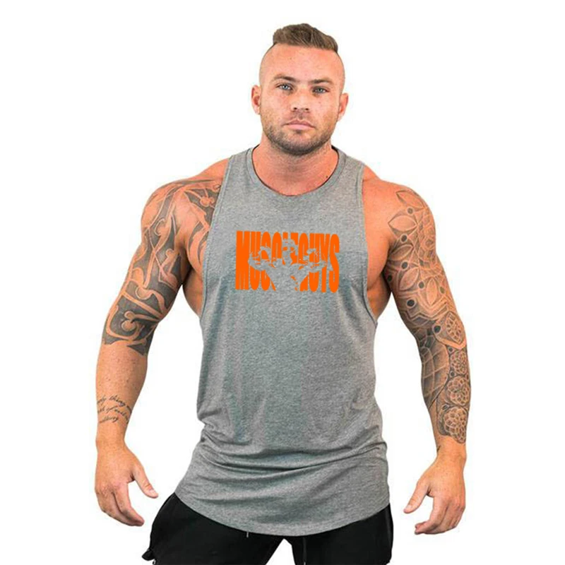 Muscleguys одежда для тренажерного зала фитнеса мужская Стрингер майка для бодибилдинга рубашка без рукавов Musculation Camiseta Мужская Регата