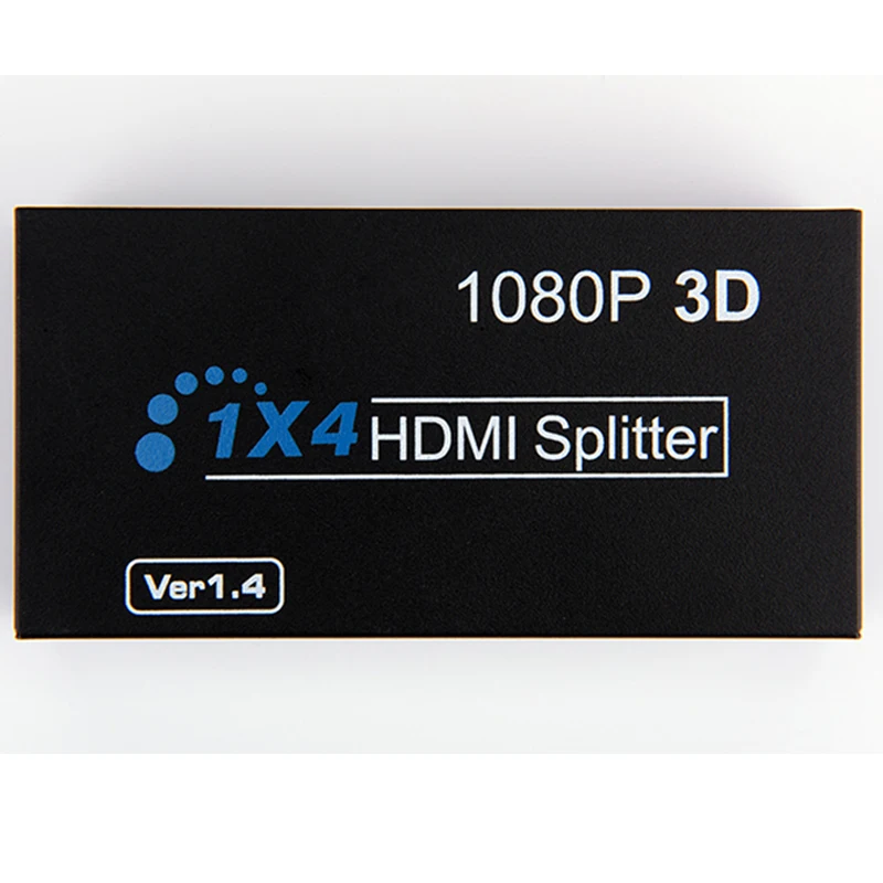HDMI сплиттер 1x4 переключатель Full HD 1080p концентратор усилитель для ПК HDTV DVD 3D 1 в 4