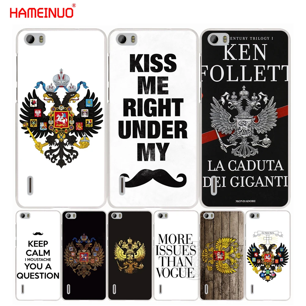 HAMEINUO чехол для сотового телефона с эмблемой российского флага huawei honor 3C 4A 4X 4C 5X 6 7 8