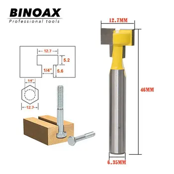 

1/4" Shank T-Slot Cutter Router Bit for 1/4" Hex Bolt